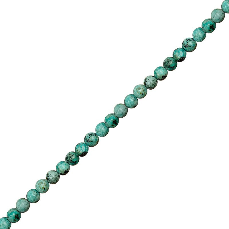 Bracelet Turquoise Africaine (Jaspe) 4,6 ou 8 mm